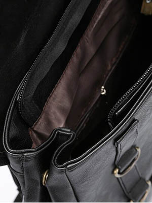 Женская сумка коричневая через плечо