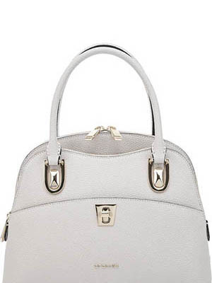 Женская сумка светло-серебрянная модная