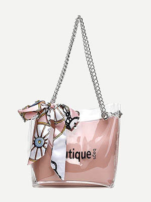 Женская сумка светло-розовая из натуральной кожи