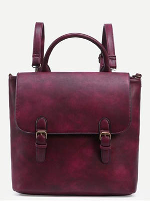 Женская сумочка тёмно-фиолетовая недорогая